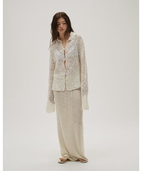 TODAYFUL(トゥデイフル)の「Crochet Lace Shirts(シャツ/ブラウス・レディース・キナリ/ブラック・FREE)」の10枚目の写真