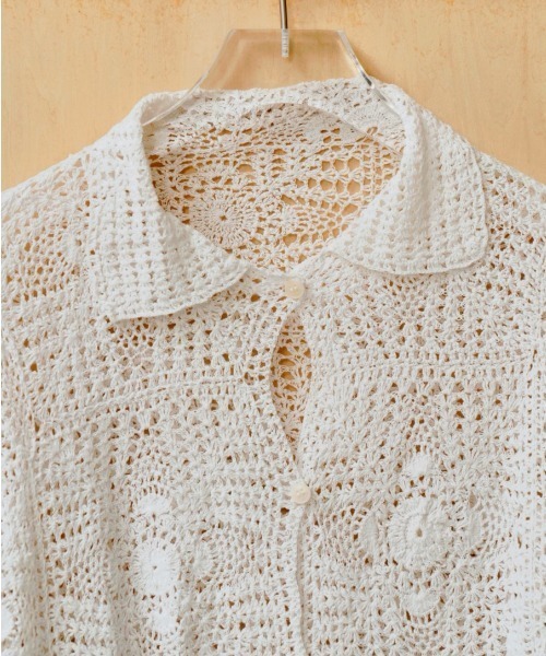 TODAYFUL(トゥデイフル)の「Crochet Lace Shirts(シャツ/ブラウス・レディース・キナリ/ブラック・FREE)」の11枚目の写真