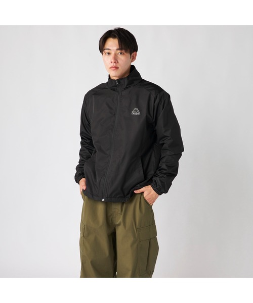 Kappa(カッパ)の「Kappa カッパ 裏フリース 軽量 ウィンドブレーカー ジャケット(ブルゾン・メンズ・ブルー系1/ブラック・L/LL/M)」の6枚目の写真