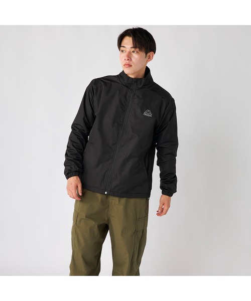 Kappa(カッパ)の「Kappa カッパ 裏フリース 軽量 ウィンドブレーカー ジャケット(ブルゾン・メンズ・ブルー系1/ブラック・L/LL/M)」の7枚目の写真