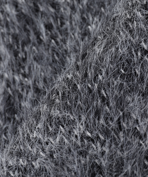 NOMANUAL（NOMANUAL）の「NOMANUAL/ノーマニュアル FUZZ HAIRY KNIT（ニット/セーター・メンズ・ネイビー/ブルー/ボルドー・LARGE/MEDIUM）」の7枚目の写真