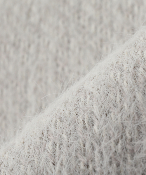 NOMANUAL（NOMANUAL）の「NOMANUAL/ノーマニュアル FUZZ HAIRY KNIT（ニット/セーター・メンズ・ネイビー/ブルー/ボルドー・LARGE/MEDIUM）」の8枚目の写真