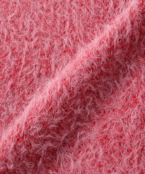 NOMANUAL（NOMANUAL）の「NOMANUAL/ノーマニュアル FUZZ HAIRY KNIT（ニット/セーター・メンズ・ネイビー/ブルー/ボルドー・LARGE/MEDIUM）」の9枚目の写真