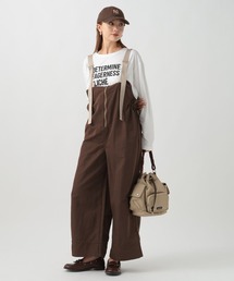 BAYFLOW（ベイフロー）の「[シルエット調整可能]ナイロンサロペット（サロペット/オーバーオール）」