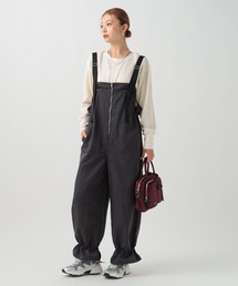 BAYFLOW | [シルエット調整可能]ナイロンサロペット(サロペット/オーバーオール)