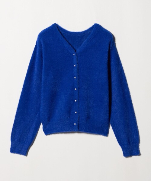 【BATONER】UNITED ARROWS ウールカーディガン[ネイビー/2] UNITED ARROWS（ユナイテッドアローズ） ニットカーディガン