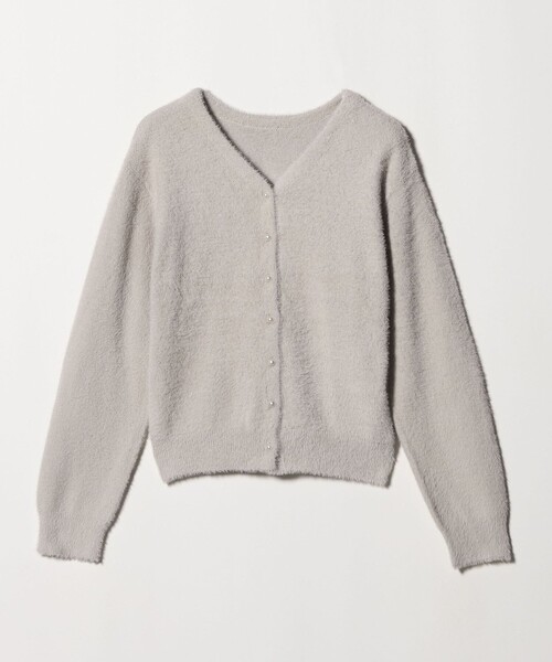 A DAY IN THE LIFE UNITED ARROWS(アデイインザライフユナイテッドアローズ)の「フェザー Vネックカーディガン 2WAY ‐ウォッシャブル‐<A DAY IN THE LIFE>(カーディガン/ボレロ・レディース・ブラウン系/ライトグレー/ダークグレー/コバルトブルー・FREE)」の2枚目の写真