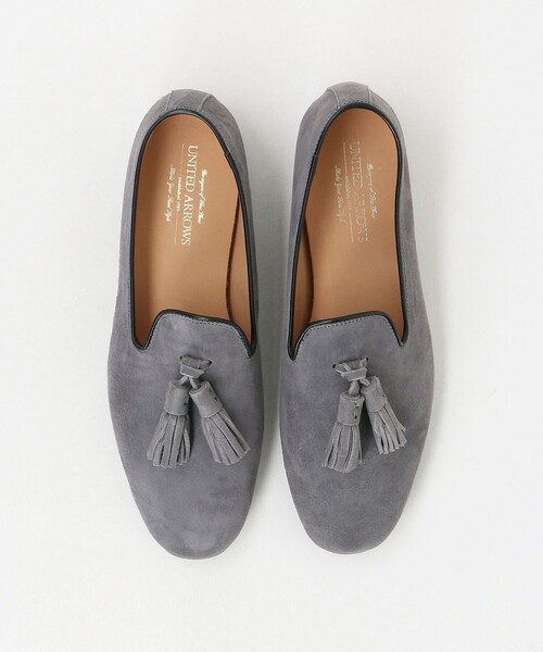 UNITED ARROWS（ユナイテッドアローズ）の「ベルジャン タッセルシューズ（ローファー・メンズ・ブラック/ダークグレー・39/40/41/42/43/44）」の4枚目の写真