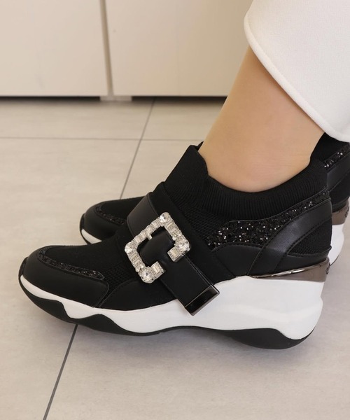 撥水加工】スリッポンスニーカー（スニーカー）｜+diana（プラス