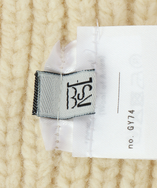 BASERANGE（ベースレンジ）の「【BASERANGE/ベースレンジ】 MEA SCARF（マフラー・レディース・ブラウン/アイボリー・FREE）」の3枚目の写真