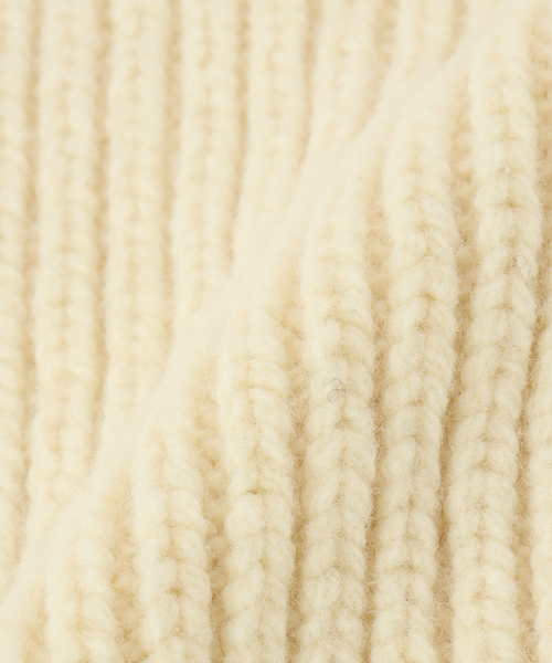 BASERANGE（ベースレンジ）の「【BASERANGE/ベースレンジ】 MEA SCARF（マフラー・レディース・ブラウン/アイボリー・FREE）」の5枚目の写真