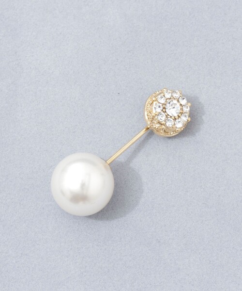 grace grace （グラスグラス）の「【grace grace/グラスグラス】ビジュープッシュピン（ブローチ/コサージュ・レディース・オフホワイト/クリア・FREE）」の8枚目の写真