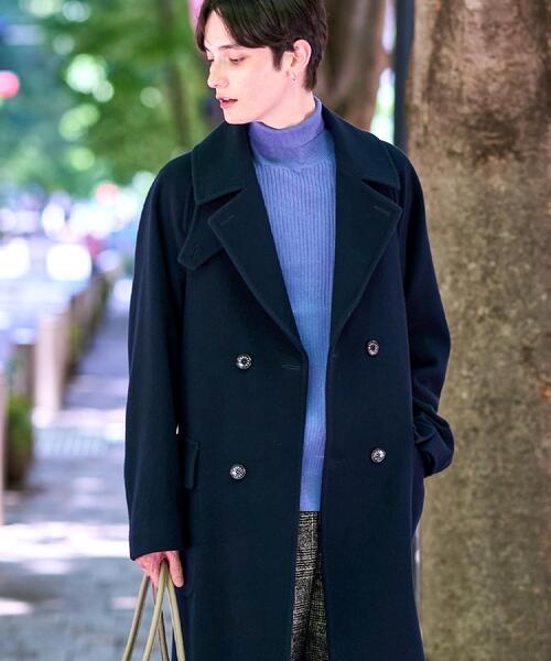 Safari12月号掲載】SUPER140's ウールアルスターコート（チェスター