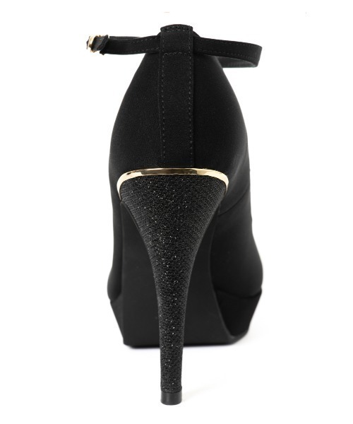 R&E(アールアンドイー)の「【R&E】アンクルストラップラメハイヒールパンプス(パンプス・レディース・ブラック/ベージュ・22cm/22.5cm/23cm/23.5cm/24cm/24.5cm)」の9枚目の写真