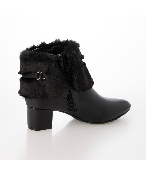 Pitti（ピッティ）の「4WAYファービジューリボンベルトショートブーツ（ブーツ・レディース・ブラック/ブラック系その他6/ブルーグレー・M/S/L）」の15枚目の写真