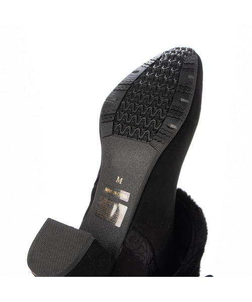 Pitti（ピッティ）の「4WAYファービジューリボンベルトショートブーツ（ブーツ・レディース・ブラック/ブラック系その他6/ブルーグレー・M/S/L）」の11枚目の写真