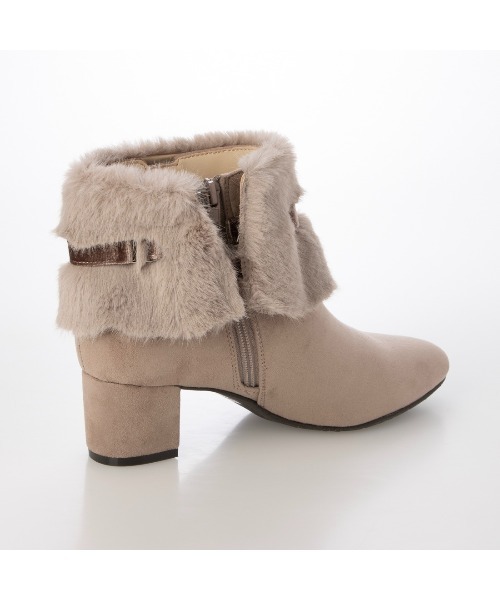 Pitti（ピッティ）の「4WAYファービジューリボンベルトショートブーツ（ブーツ・レディース・ブラック/ブラック系その他6/ブルーグレー・M/S/L）」の22枚目の写真