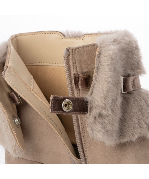 Pitti（ピッティ）の「4WAYファービジューリボンベルトショートブーツ（ブーツ・レディース・ブラック/ブラック系その他6/ブルーグレー・M/S/L）」の6枚目の写真