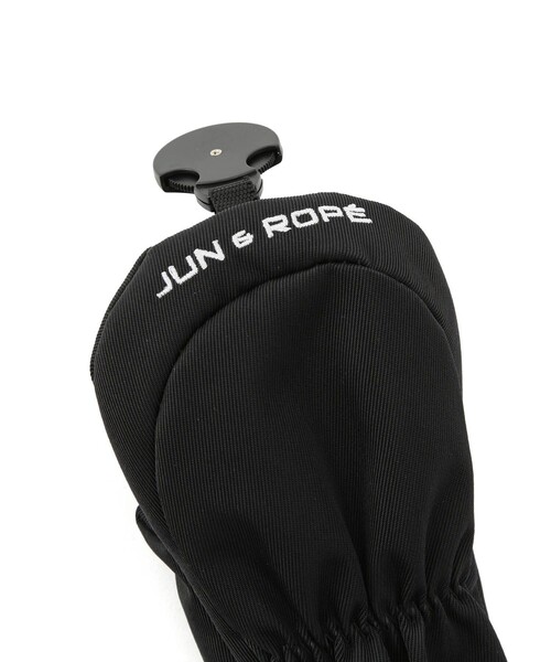 JUN&ROPE'(ジュンアンドロペ)の「ロゴテープユーティリティ用ヘッドカバー/ユニセックス(ゴルフグッズ・レディース・ブラック・FREE)」の4枚目の写真