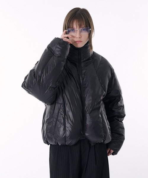 selle glant(セレグランテ)の「QUILTING DESIGN PUFF JACKET/キルティングデザインパフジャケット(ブルゾン・メンズ・ダークブラウン/ブラック・SMALL/MEDIUM/X-LARGE/LARGE)」の5枚目の写真