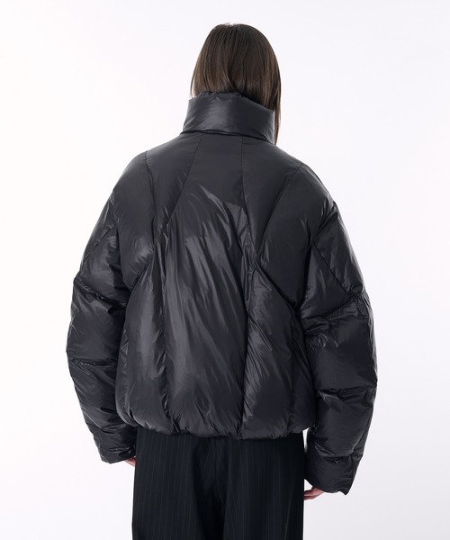 selle glant(セレグランテ)の「QUILTING DESIGN PUFF JACKET/キルティングデザインパフジャケット(ブルゾン・メンズ・ダークブラウン/ブラック・SMALL/MEDIUM/X-LARGE/LARGE)」の8枚目の写真