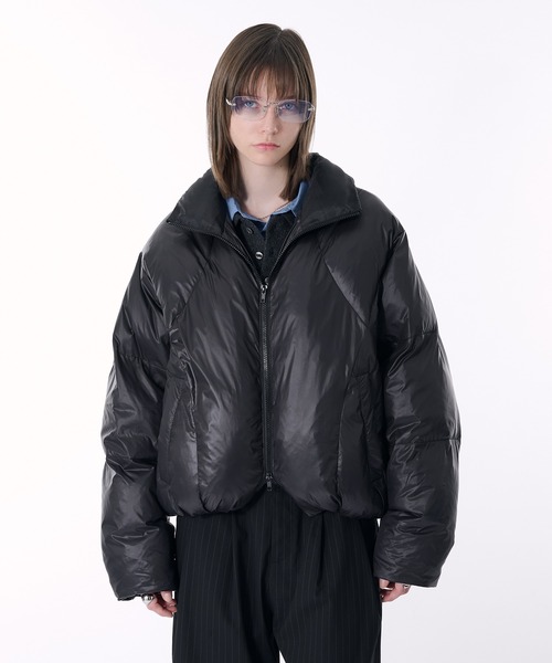 selle glant(セレグランテ)の「QUILTING DESIGN PUFF JACKET/キルティングデザインパフジャケット(ブルゾン・メンズ・ダークブラウン/ブラック・SMALL/MEDIUM/X-LARGE/LARGE)」の9枚目の写真