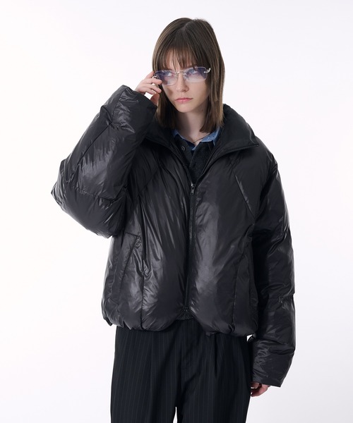 selle glant(セレグランテ)の「QUILTING DESIGN PUFF JACKET/キルティングデザインパフジャケット(ブルゾン・メンズ・ダークブラウン/ブラック・SMALL/MEDIUM/X-LARGE/LARGE)」の12枚目の写真