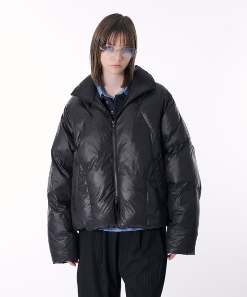 selle glant(セレグランテ)の「QUILTING DESIGN PUFF JACKET/キルティングデザインパフジャケット(ブルゾン・メンズ・ダークブラウン/ブラック・SMALL/MEDIUM/X-LARGE/LARGE)」の13枚目の写真