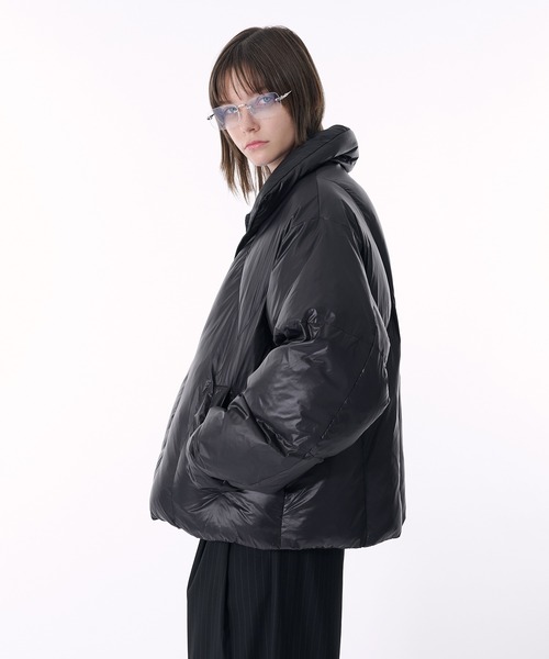 selle glant(セレグランテ)の「QUILTING DESIGN PUFF JACKET/キルティングデザインパフジャケット(ブルゾン・メンズ・ダークブラウン/ブラック・SMALL/MEDIUM/X-LARGE/LARGE)」の17枚目の写真