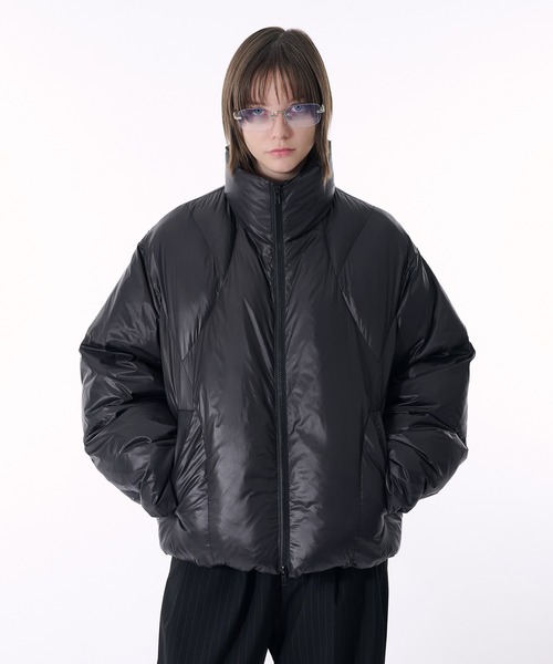 selle glant(セレグランテ)の「QUILTING DESIGN PUFF JACKET/キルティングデザインパフジャケット(ブルゾン・メンズ・ダークブラウン/ブラック・SMALL/MEDIUM/X-LARGE/LARGE)」の18枚目の写真