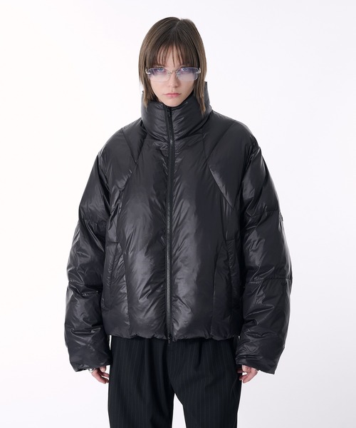 selle glant(セレグランテ)の「QUILTING DESIGN PUFF JACKET/キルティングデザインパフジャケット(ブルゾン・メンズ・ダークブラウン/ブラック・SMALL/MEDIUM/X-LARGE/LARGE)」の19枚目の写真