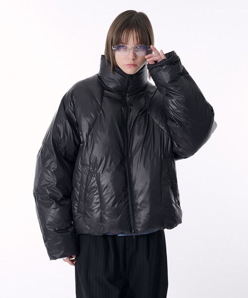 selle glant(セレグランテ)の「QUILTING DESIGN PUFF JACKET/キルティングデザインパフジャケット(ブルゾン・メンズ・ダークブラウン/ブラック・SMALL/MEDIUM/X-LARGE/LARGE)」の20枚目の写真