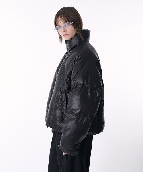 selle glant(セレグランテ)の「QUILTING DESIGN PUFF JACKET/キルティングデザインパフジャケット(ブルゾン・メンズ・ダークブラウン/ブラック・SMALL/MEDIUM/X-LARGE/LARGE)」の21枚目の写真