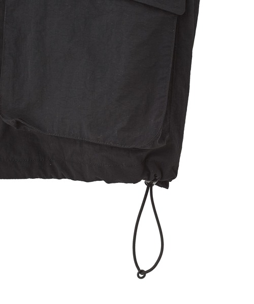 MILKFED.（ミルクフェド）の「CUTOUT LOGO TRACK JACKET（ナイロンジャケット・レディース・ライトピンク/ブラック/チャコール・M/S）」の11枚目の写真