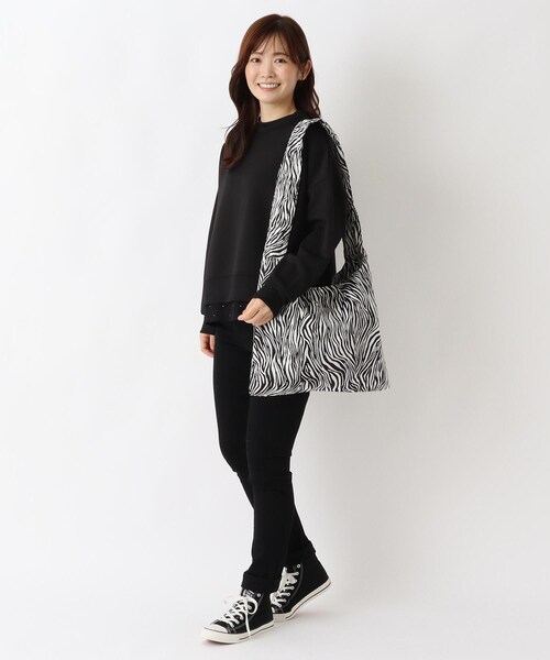 one'sterrace(ワンズテラス)の「SE 2WAYハンドル ドロストバッグ(トートバッグ・レディース・ダークブラウン系8/ブラック系8/グレー系4・99)」の21枚目の写真