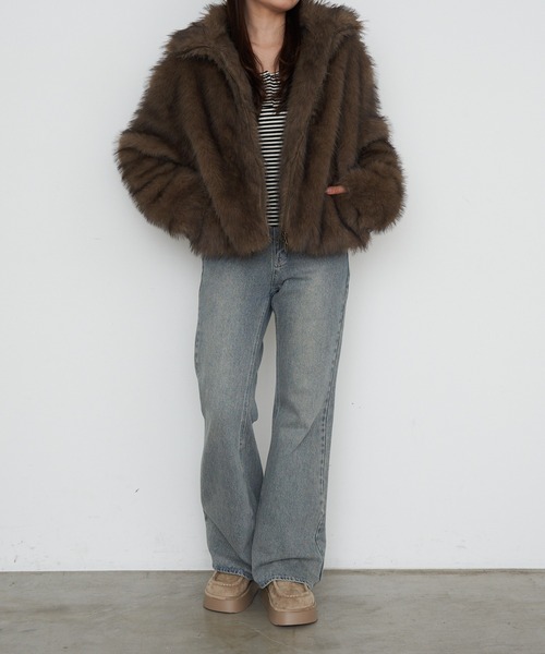 2サイズ展開】ダブルジップファーブルゾン（ブルゾン）｜RAY CASSIN