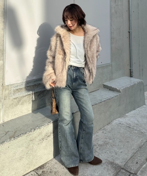 セール】ダブルジップファーブルゾン（ブルゾン）｜RAY CASSIN