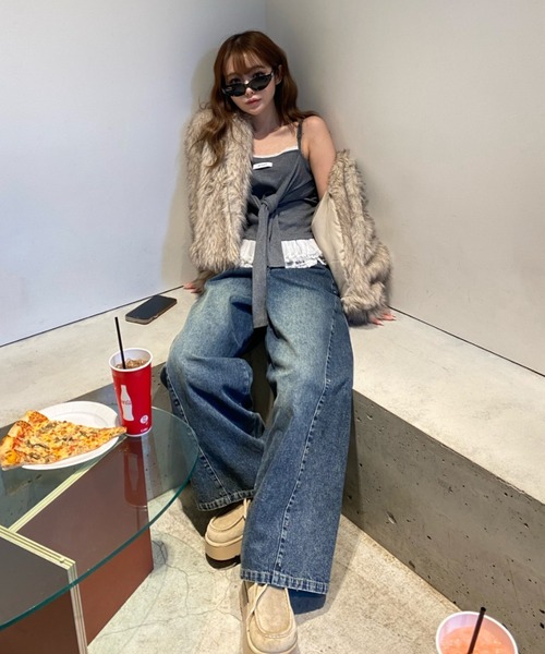 2サイズ展開】ダブルジップファーブルゾン（ブルゾン）｜RAY CASSIN