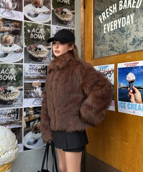 ダブルジップファーブルゾン（ブルゾン）｜RAY CASSIN（レイカズン）の