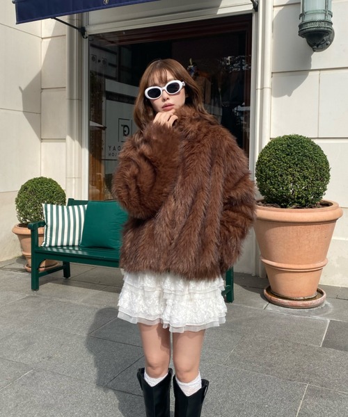 2サイズ展開】ダブルジップファーブルゾン（ブルゾン）｜RAY CASSIN