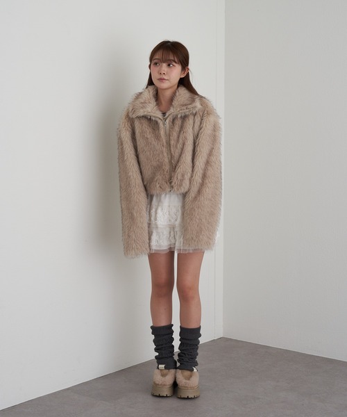 2サイズ展開】ダブルジップファーブルゾン（ブルゾン）｜RAY CASSIN