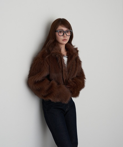 RAYCASSIN ダブルジップファーブルゾン RAY CASSIN（レイカズン）の「ダブルジップファーブルゾン（ブルゾン