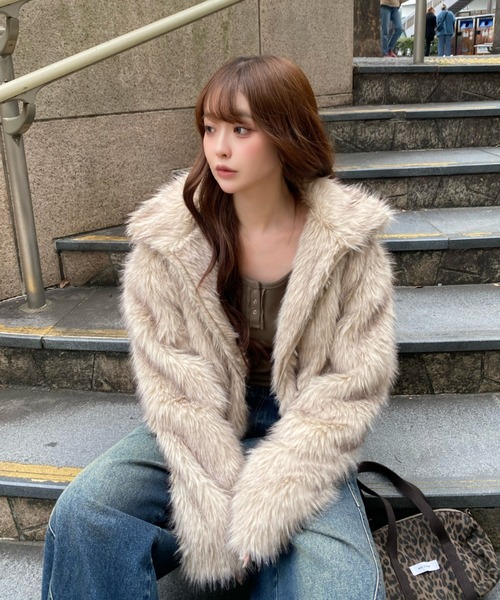 2サイズ展開】ダブルジップファーブルゾン（ブルゾン）｜RAY CASSIN