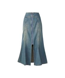 フロントリングZIPマーメイドスカート