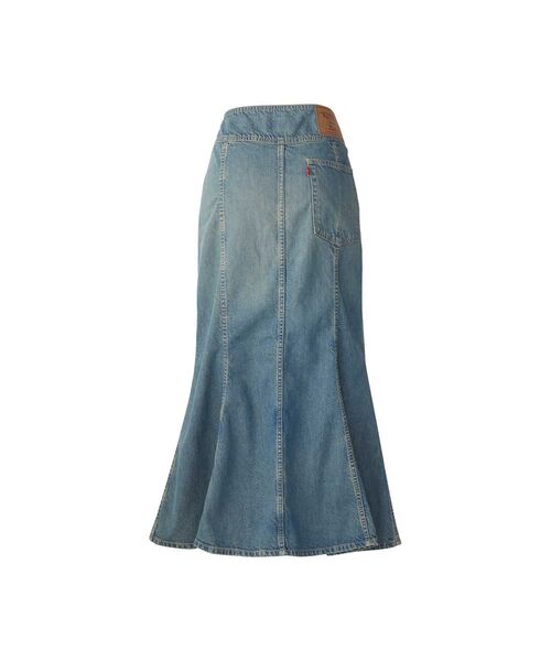 HYSTERIC GLAMOUR(ヒステリックグラマー)の「フロントリングZIPマーメイドスカート(デニムスカート・レディース・ブラック/ライトインディゴブルー・X-SMALL/SMALL/MEDIUM)」の3枚目の写真