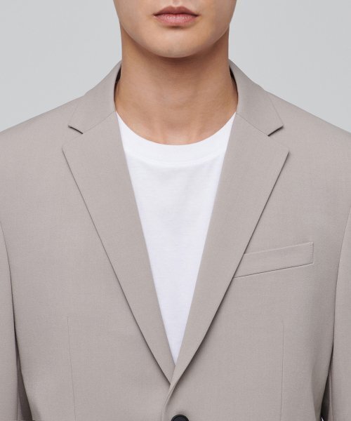 MUSINSA STANDARD(ムシンサスタンダード)の「ベーシックブレザー【ライトベージュ】(テーラードジャケット・メンズ・その他・XX-LARGE/MEDIUM/LARGE/X-LARGE)」の5枚目の写真