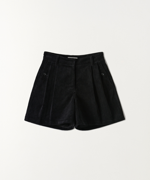 TTUDEMENT(トュードメント)の「CORDUROY SHORTS BLACK(その他パンツ・レディース・その他・SMALL/MEDIUM/LARGE)」の3枚目の写真