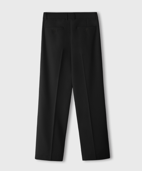 LEMAIN SECOND（リメインセカンド）の「ONE-TUCK SEMI WIDE HIDDEN BANDING SLACKS [BLACK]（スラックス・メンズ・その他・LARGE/X-LARGE/XX-LARGE/XXX-LARGE/SMALL/MEDIUM）」の5枚目の写真