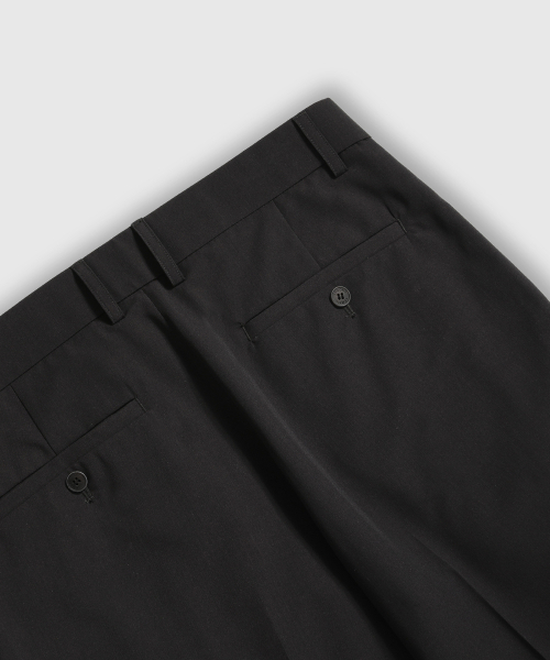 LEMAIN SECOND（リメインセカンド）の「ONE-TUCK SEMI WIDE HIDDEN BANDING SLACKS [BLACK]（スラックス・メンズ・その他・LARGE/X-LARGE/XX-LARGE/XXX-LARGE/SMALL/MEDIUM）」の8枚目の写真