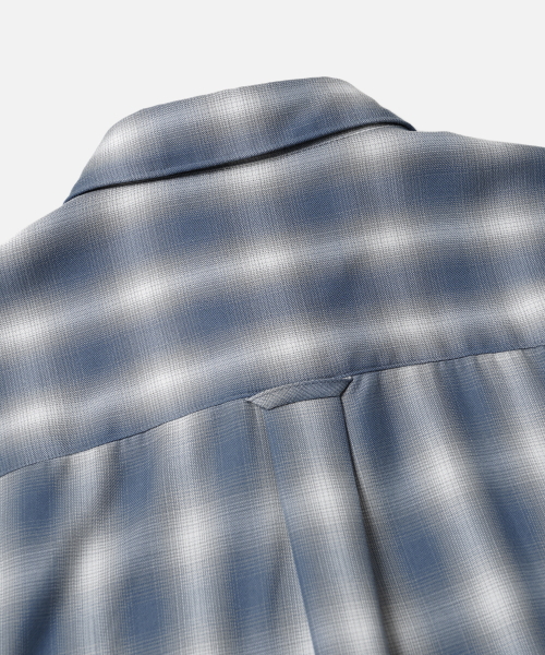 FRIZMWORKS(フリズムワークス)の「OMBRE CHECK RELAXED HALF SHIRT _ BLUE(シャツ/ブラウス・メンズ・その他・MEDIUM/LARGE)」の6枚目の写真